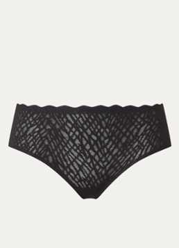 Sloggi Dames Bliss naadloze hipster in de kleur Zwart, maat: XL