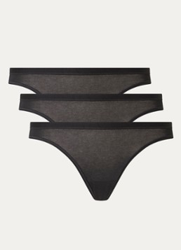Sloggi Dames Go Daily slip in 3-pack in de kleur Zwart, maat: M