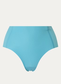 Sloggi Dames Zero Feel 2.0 high waisted naadloze slip in de kleur Turquoise, maat: XL