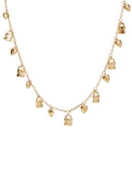 Chloé Dames The Chloé Mini Paddington ketting veguld in de kleur Goud, maat: One Size