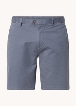 Reiss Heren Wicket straight fit korte chino met steekzakken in de kleur Donkerblauw