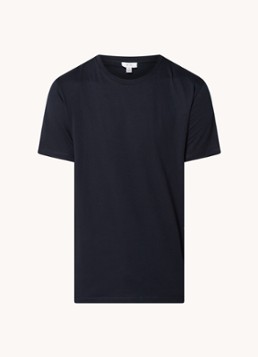 Reiss Heren Bless T-shirt met ronde hals in de kleur Donkerblauw
