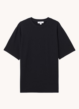 Reiss Heren Wick T-shirt met structuur in de kleur Donkerblauw