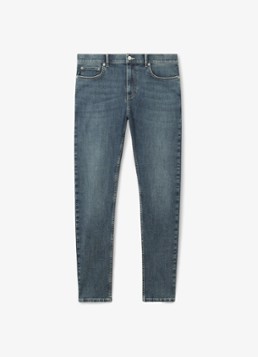 Reiss Heren Bleaker skinny jeans met donkere wassing in de kleur Indigo