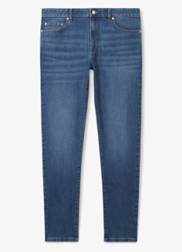 Reiss Heren Maddison tapered fit jeans in de kleur Indigo