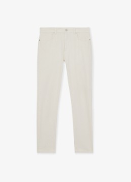 Reiss Heren Picton slim fit jeans met stretch in de kleur Wit