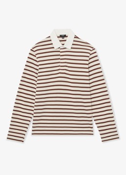 Reiss Heren Conners regular fit polo met streepprint in de kleur Multicolor