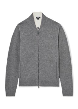 Reiss Heren Clifford vest van wol met steekzakken in de kleur Middengrijs