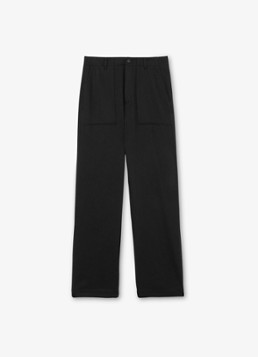 Reiss Heren Loose fit pantalon met steekzakken in de kleur Black / Zwart