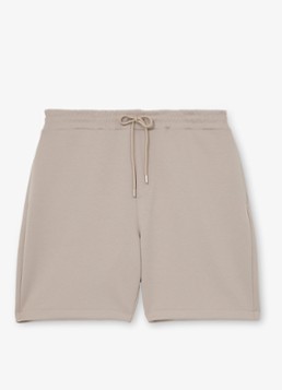 Reiss Heren Reid straight fit korte broek met steekzakken in de kleur Stone / Beige