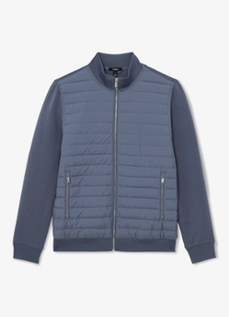 Reiss Heren Freddie jack met steekzakken in de kleur Airforce Blue / Blauw