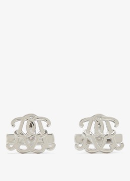 Reiss Heren Hitch manchetknoop met monogram in de kleur Zilver