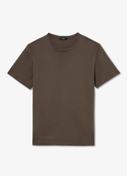 Reiss Heren Count T-shirt met stretch in de kleur Taupe