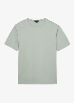 Reiss Heren Count T-shirt met stretch in de kleur Lindegroen