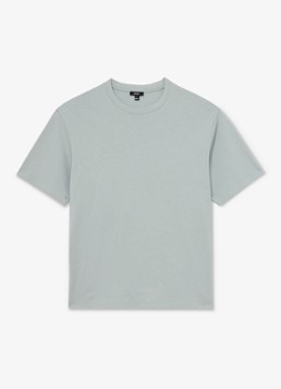 Reiss Heren Tate T-shirt met stretch in de kleur Lichtblauw