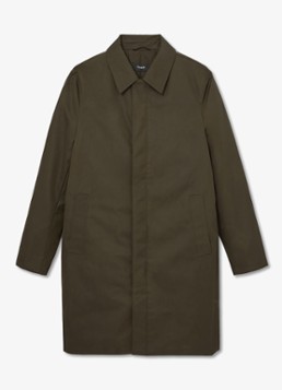 Reiss Heren Lawlen gewatteerde parka met steekzakken in de kleur Olijfgroen