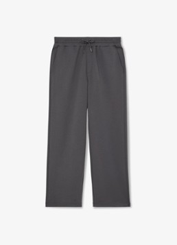 Reiss Heren Rivo straight fit joggingbroek met steekzakken in de kleur Donkergrijs