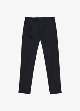 Reiss Heren Float tapered fit pantalon met steekzakken in de kleur Navy / Blauw