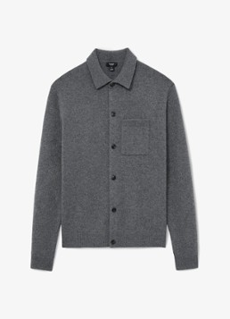 Reiss Heren Saltash vest van kasjmier in de kleur Grijsmele