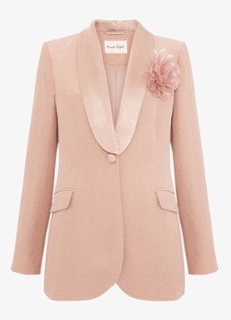 Phase Eight Dames Jorja blazer met structuur in de kleur Oudroze