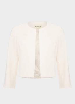 Phase Eight Dames Elizabeth openvallende bolero in de kleur Gebroken wit