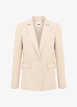Phase Eight Dames Elena blazer in linnenblend in de kleur Beige