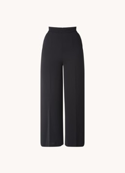 Phase Eight Dames Florentine high waist wide fit pantalon met steekzakken in de kleur Zwart