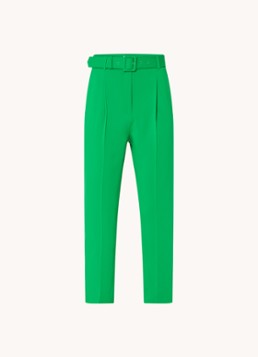 Phase Eight Dames Adria high waist slim fit pantalon met ceintuur in de kleur Groen