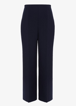 Phase Eight Dames Aubrie high waist loose fit pantalon met steekzakken in de kleur Blauw