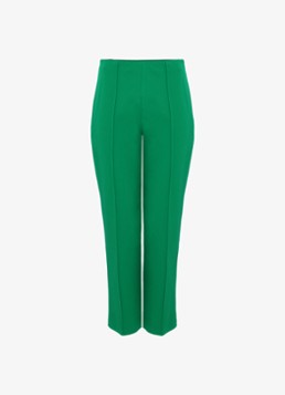 Phase Eight Dames Miah high waist slim fit cropped pantalon met steekzakken in de kleur Groen