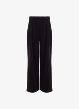 Phase Eight Dames Florence high waist pantalon met plooien in de kleur Zwart