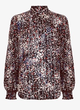 Phase Eight Dames Ingrid top met stippenprint in de kleur Zwart