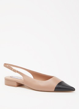 Steve Madden Dames Rowyn slingback van leer in de kleur Oudroze, maat: 41
