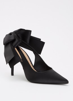 Steve Madden Dames Teacupslingback met strik detail in de kleur Zwart, maat: 41