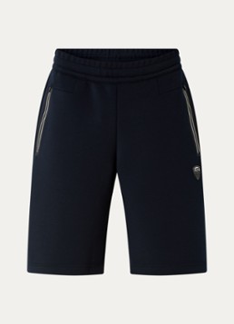 Armani Heren Loose fit joggingbroek met trekkoord en logo in de kleur Donkerblauw