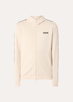 Armani Heren Sweatvest met logo in de kleur Groen