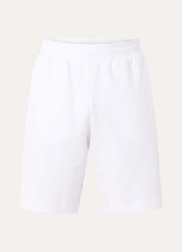 Armani Heren Straight fit korte broek met logo in de kleur Wit