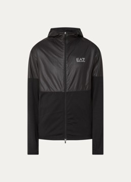 Armani Heren Jack met ritszakken in de kleur Zwart