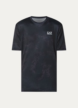 Armani Heren T-shirt met logoprint in de kleur Zwart