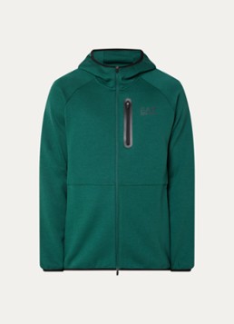 Armani Heren Sweatvest met steekzakken in de kleur Donkergroen