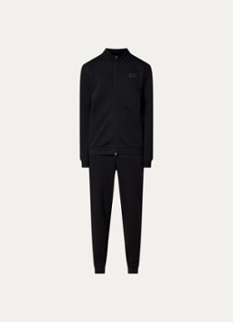 Armani Heren Trainingspak met logoprint in de kleur Zwart