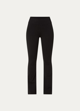 Armani Dames High waist trainingslegging met logo in de kleur Zwart