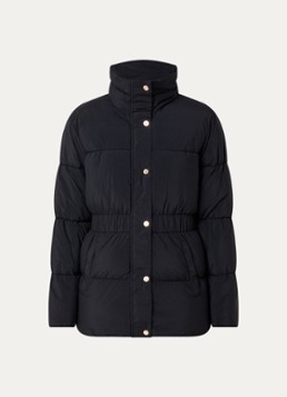 Armani Dames Puffer jack met opbergbare capuchon en steekzakken in de kleur Zwart