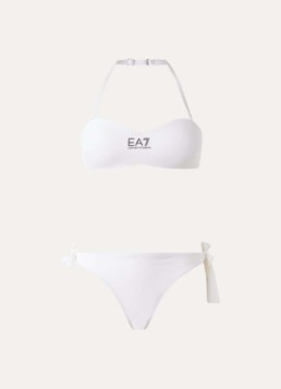 Armani Dames Bikiniset met logo in de kleur Wit