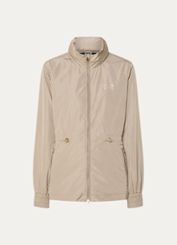 Armani Dames Jack met logo en ritszakken in de kleur Khaki