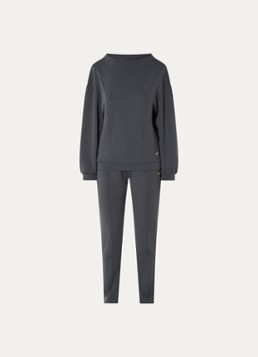 Armani Dames Trainingspak met steekzakken in de kleur Donkergrijs