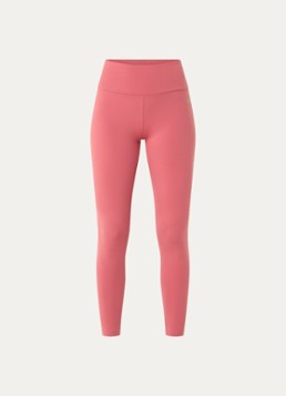 Armani Dames High waist skinny fit legging met logo in de kleur Koraalroze