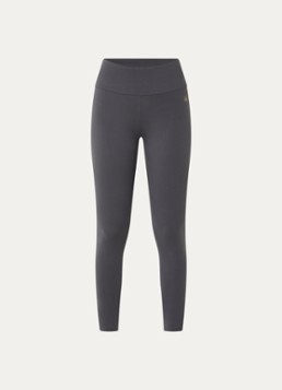 Armani Dames High waist skinny fit legging met logo in de kleur Brons