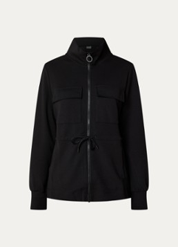 Armani Dames Sweatvest met steekzakken in de kleur Zwart