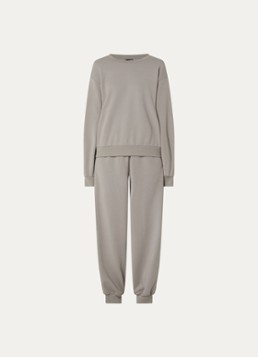 Armani Dames Trainingspak met logoprint in de kleur Lichtbruin